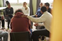 Group session for therapy.
